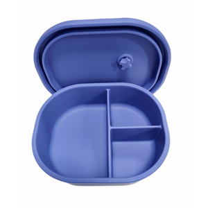 Household Reusable Silicone Bento Box with Compartments Kids Reusable Lunch <b>Containers</b> <b>Kitchen</b> <b>Storage</b> - Product Image 2