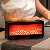 Cheminée Style 7 Couleurs Flamme Aroma Diffuseur Humidificateur D'air pour Bureau À Domicile Chambre