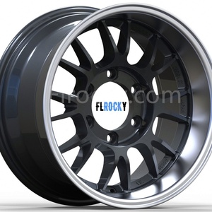 Flrocky 15 16 17 18 pulgadas pulido forjado coche Aleación Ruedas llantas <span class=keywords><strong>4</strong></span> <span class=keywords><strong>5</strong></span> 6 8 10 agujero <span class=keywords><strong>100</strong></span> 114,3 139,7 PCD plato profundo ruedas de coche - Product Image 2