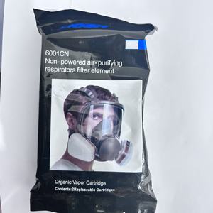 Poeira máscara Set 6200 Reutilizável Respirador Segurança CARA MÁSCARA com filtro conjunto completo - Product Image 5