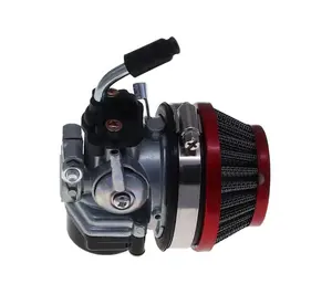 50 37 için karbüratör hava filtresi 80cc KTM 50 SX Pro Junior LC Mini macera Carb 80CC 2 zamanlı motor kırmızı