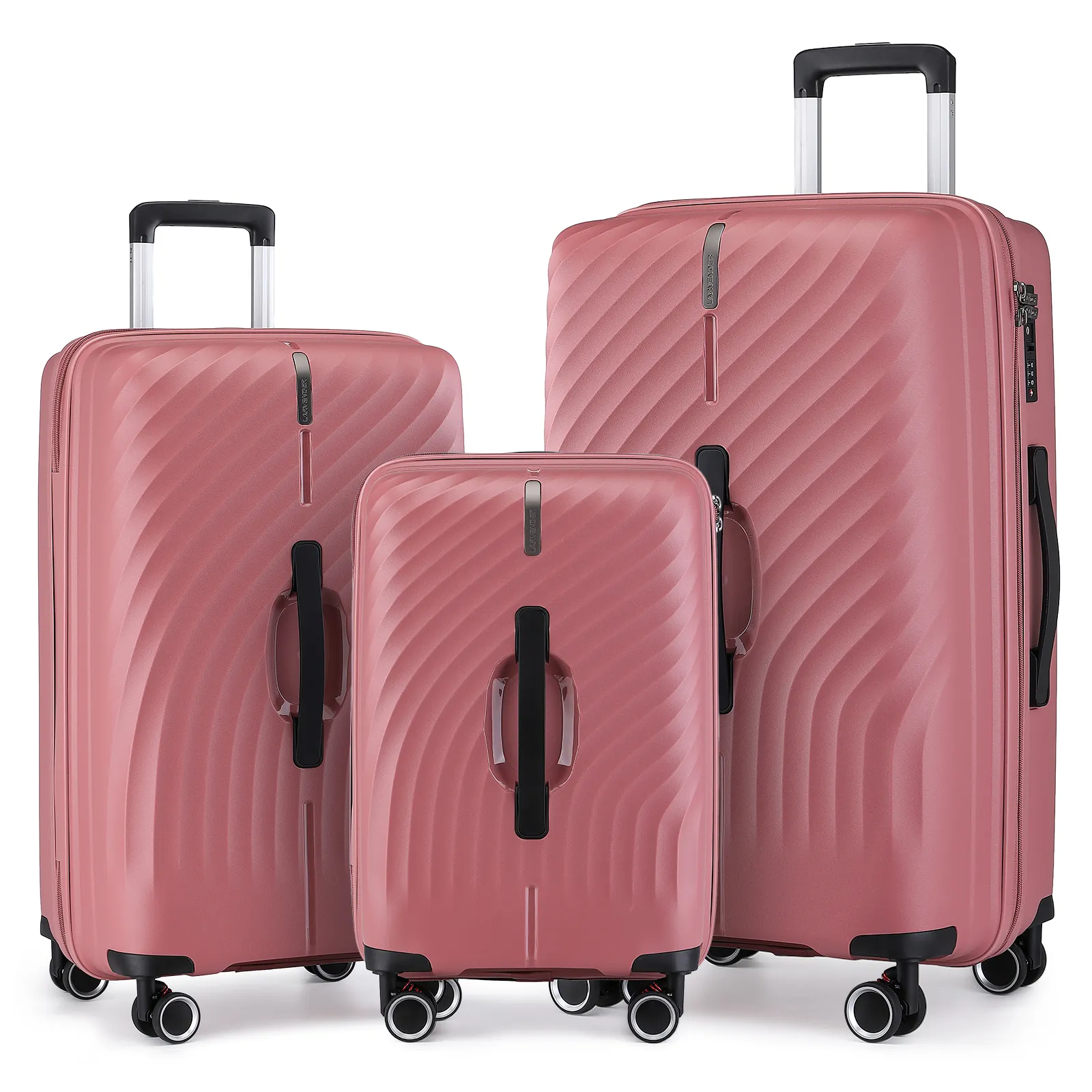 Оптовая продажа 20 24 28 inc PP чемодан наборы дорожная сумка Подгонянный дорожный Багаж PP тележка багажные наборы