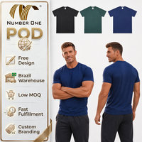 Kaos Olahraga Pria Cepat Kering Custom, Bahan Mesh Berbintik Bernapas, Pakaian Gym, Kaos Fitness Pria, Atasan Atletik