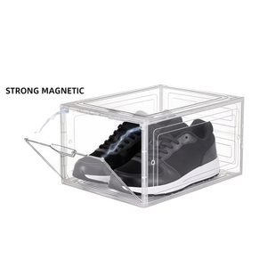 Boîte en acrylique, vitrine transparente anti-poussière pour collections de chaussures, casquettes de baseball, organisateur de chapeaux - Product Image 3