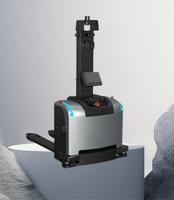 Chariot transpalette logistique sans rail ZENS AGV AMR 360 3D Laser LiDAR SLAM certifié CE, 1,5 tonne, 1220 mm, pour allées étroites en entrepôt