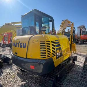 รถขุดขนาดเล็ก Komatsu PC56 มือสอง ใช้งานน้อย เหมาะสำหรับงานฟาร์ม จัดสวน สร้างถนน สำหรับส่งออก - Product Image 5