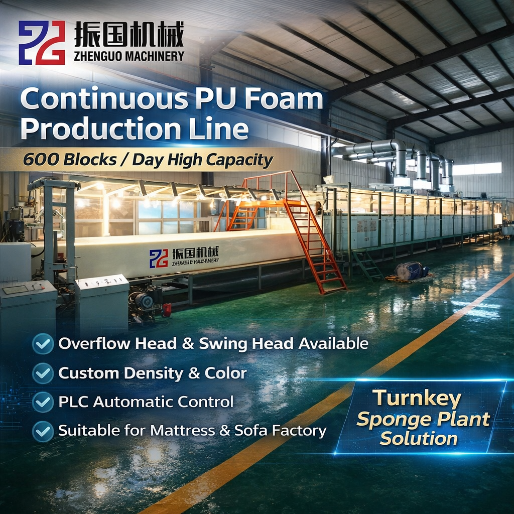 2026 Latest Fully Automated Customizable Foam Production Line From Factory