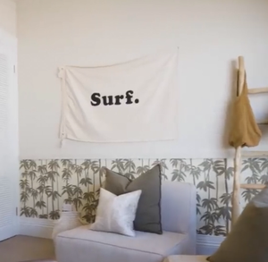 Banderín negro con Pin esmaltado, banderín de lona en blanco para bricolaje, banderín de lino para guardería, Bandera de lona Natural - Product Image 6