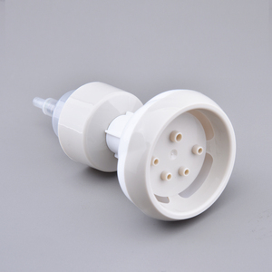 Pompe à savon ronde en mousse PET 250 ml avec bouchon, brosse et pulvérisateur, sérigraphiée transparente - Product Image 6