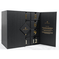 Calendrier de l'Avent personnalisé HOT, vide, en carton de luxe, emballage cadeau en papier, emballage cosmétique, compte à rebours, calendrier de l'Avent de Noël