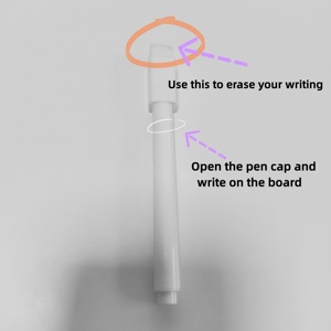 Creative Blank Acrylic Writable Night <b>Light</b> Bed Desktop 3d Diy Note Board Led Night <b>Light</b> With Message Board Pen - Product Image 5