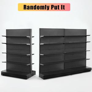 Pegboard עמדה גונדולה קמעונאית מדפי תצוגה קיר עבור אספקת משרד מכולת נוח או חנויות משקאות - Product Image 5