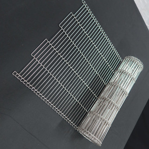 Bande transporteuse professionnelle de grillage d'échelle de chaîne d'acier inoxydable flexible pour la pizza de <span class=keywords><strong>boulangerie</strong></span> de four de tunnel - Product Image 4
