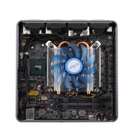 Mini PC Industrial Barebone LGA1151 de 6.ª a 9.ª Generación, Doble LAN I210, 4 Puertos COM, 8 Puertos USB, 2 DDR4, 2 HD NVME, Refrigeración Activa