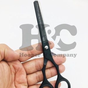 Tijeras profesionales Dientes individuales Tijeras de corte de pelo Salón Herramienta DE BELLEZA DE ACERO INOXIDABLE Acero inoxidable Logotipo sostenible visón - Product Image 3