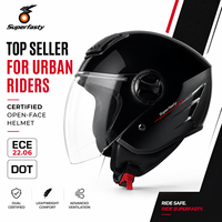 Casque de moto intégral ABS homologué ECE, équipement de conduite professionnel de qualité supérieure pour la circulation sur autoroute