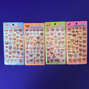 Nouveaux autocollants 3D de style japonais, moulage par transfert, ultra-noirs, motifs Pikachu, chat, souris, impression UV pour cadeaux personnalisés - Product Image 1