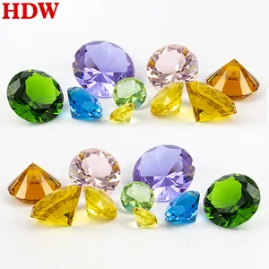 Groothandel Diverse Natuurlijke Edelsteen Kristal Diamant Super Shining Decoratieve Kristal Glas Diamant Voor Wedding Gift