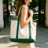 Borsa Tote in Tela Ricamata Personalizzabile con Cerniera e Tasche Multiple, Borsa a Spalla Ecologica per Shopping, Regalo per Damigelle e Matrimoni