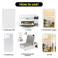Vente en gros d'usine, coques de téléphone vierges à transfert thermique monocouche, film de sublimation 3D pour Samsung S24 S23Ultra Plus, coque de téléphone DIY