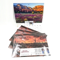Calendrier de bureau personnalisé en gros avec impression de logo, calendrier mensuel 365 jours, planificateur quotidien 2027