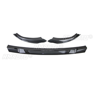 Kit carrosserie tuning noir brillant/aspect carbone ABS : lèvre de pare-chocs avant, spoiler, séparateur, diffuseur pour Kia EV6 GT GT-line 2021 2022 2023 - Product Image 2