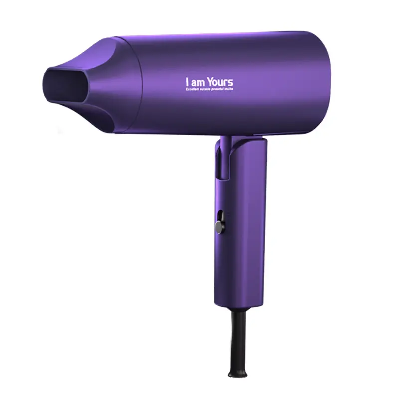 Foldable portable hair dryer household hair dryer high power Heating and cooling air multi-gear hair dryer