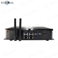 Mini Ordenador Sin Ventilador EGLOBAL, Intel Core i5-8350U, DDR4, MSATA SSD, Win10, Nuc, VGA, HD, 6COM, 8USB, 2Gigabit LAN, Linux