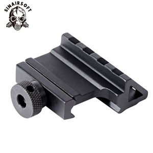 45 Degree Angle Tactical 20mm Aluminum Laser Base Adapter with 4 Slot Side Rail <b>Scopes</b> & <b>Accessories</b> - Product Image 2