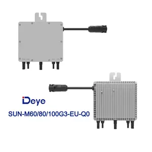 Deye Inversor Solar SUN-M100G4-EU-Q0 Microinversor 1000W Produtos de energia solar Microinversor Solar