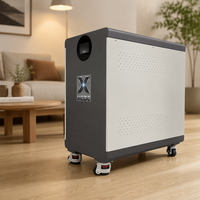 Station d'alimentation de secours domestique tout-en-un empilable Xc LiFePO4 48V 30-40KW IP65, système de stockage d'énergie solaire