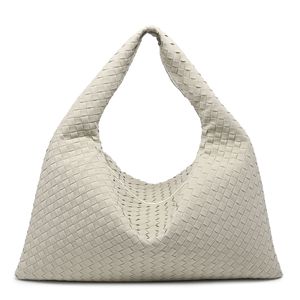 Shopping Bag Online Fashion Essential Handmade Tressé Soft Shapely and Big Woven PU Suede Sac à main Sacs pour femme - Product Image 6