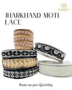 Colorful Floral Tulle Jarkhand Moti Lace Fabric <b>for</b> Elegant Home Textiles Clothing <b>Wedding</b> Decorations DIY Crafts Wholesale Rate - Product Image 3