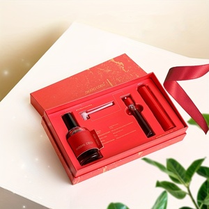 Bán Buôn Tùy Chỉnh Mỹ Phẩm Nước Hoa Hộp Cuốn Sách Phong Cách Tái Chế Nước Hoa Cứng Chai Bao Bì Hộp Với Bọt Chèn Trang - Product Image 4