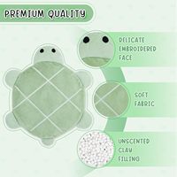 Coussin chauffant en peluche en forme de tortue, sans parfum, pour soulager les crampes menstruelles