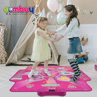 Tapis de danse électronique Jeu Musique et éclairage Challenge Jouets pour danser sur une couverture Jeux de sol