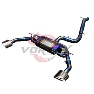 ท่อไอเสีย Vortex Ultralight Titanium Catback สำหรับ Audi S3 8V 8Y 2.0T ปี 2013-2024 ระบบ Valvetronic พร้อมเคลือบสีฟ้าเบิร์น - Product Image 3