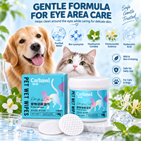 Lingettes pour les yeux des animaux de compagnie pour chiens et chats, lingettes nettoyantes pour les yeux, lingettes nettoyantes pour animaux de compagnie, lingettes nettoyantes pour les yeux, lingettes nettoyantes pour animaux de compagnie