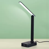 Lampe de table de chevet pour chambre à coucher hôtel lampes de table modernes American Standard LED USB Charging Type C Socket Adjustment Bedside Desk