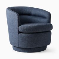 Chaises de bureau pivotantes minimalistes, meubles, dossier cannelé, coussin de siège en forme de nuage, chaises pivotantes modernes