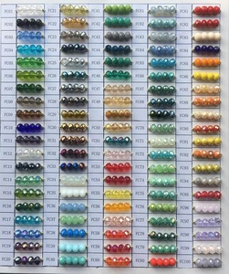 Cuentas de Vidrio de Alta Calidad Bestone de 4 mm, 6 mm y 8 mm, Color AB, Cuentas de Cristal Bicónicas Facetadas, Cuentas Sueltas para Hacer Joyas - Product Image 6