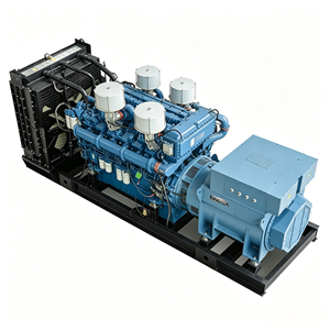 Générateur moteur robuste à cadre ouvert de 1500 kW 1875 kVA triphasé pour chantier et espace de travail, haute capacité, Brésil - Product Image 4