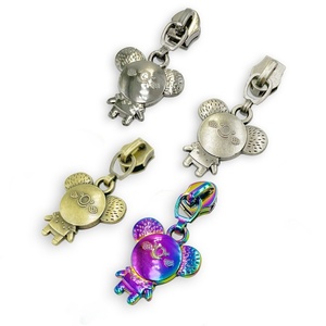 Ventes chaudes, tirettes de fermeture éclair en métal de haute qualité, forme personnalisée - Product Image 3