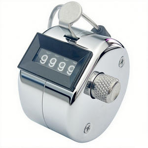 Compteur manuel à quatre chiffres K0003, dispositif de comptage mécanique, clip mécanique manuel, compteur manuel en métal pour la maison - Product Image 1