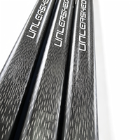 Bâtons de hockey BJY directement de l'usine, modèle 045, en fibre de carbone Flylite, ultra légers, pour gaucher, tailles personnalisables, stock de qualité