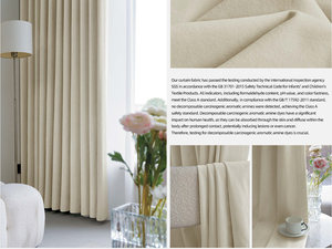 Tessuto per <span class=keywords><strong>Tende</strong></span> Oscuranti Totali ZSTARR, Standard di Sicurezza Classe A, Velluto Testurizzato, <span class=keywords><strong>Tende</strong></span> di Lusso per Camera da Letto e Soggiorno - Product Image 2