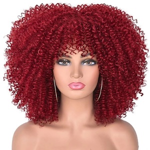 natural red afro wig