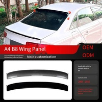 Aileron de carrosserie, aileron fixe et garniture de diffuseur Veidt pour Audi A4, S4, B8 2009-2016, pièces de modification transfrontalières
