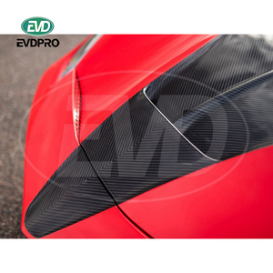 Cfrp Hood สำหรับ Ferrari 488 GTB <span class=keywords><strong>Spider</strong></span> 2015-<span class=keywords><strong>2018</strong></span>สไตล์ผู้ชายคาร์บอนไฟเบอร์ - Product Image 2