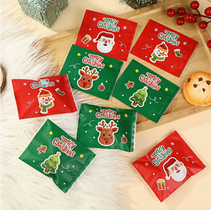 Good Luck Candy Biscuit Surprise Lucky Bags Luxury <b>Plastic</b> Gummy Biscuit <b>Plastic</b> <b>Packaging</b> Bag 7*9CM for Christmas - Product Image 1